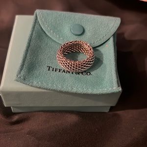 Tiffany & Co. Somerset mesh ring